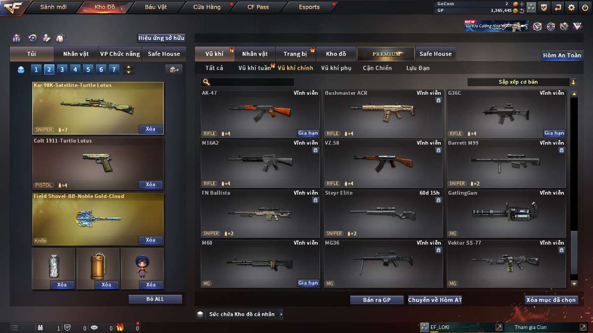 shop acc cf uy tin gia re